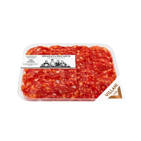 Villani Spianata Piccante 110g - Krydret Italiensk Salami
